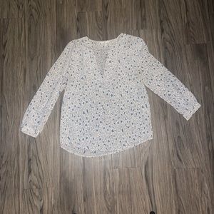 Joie Leopard Print Silk Shirt